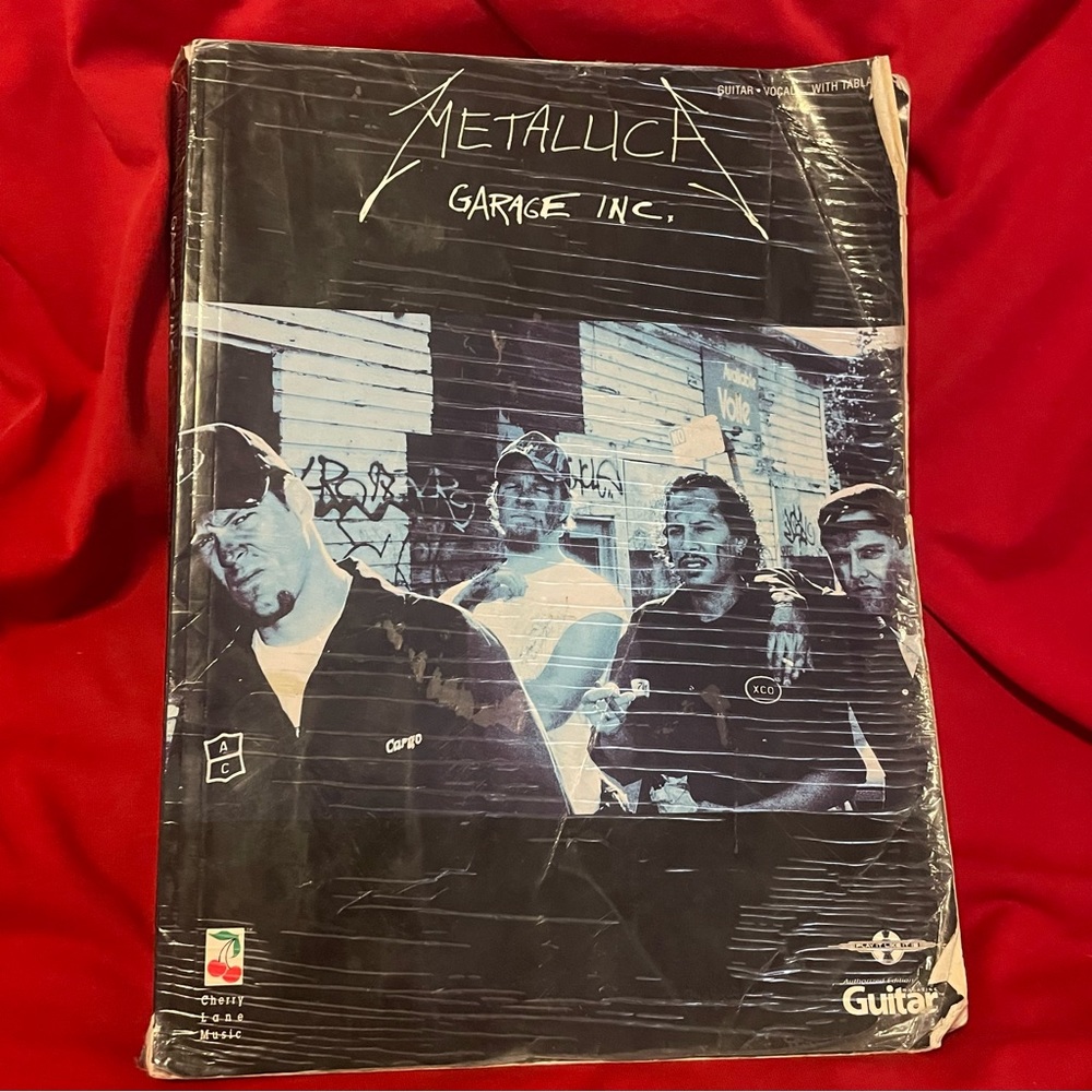 Metallica ‘Garage Inc’ Album Tablature Book